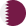 Circular flag of Qatar